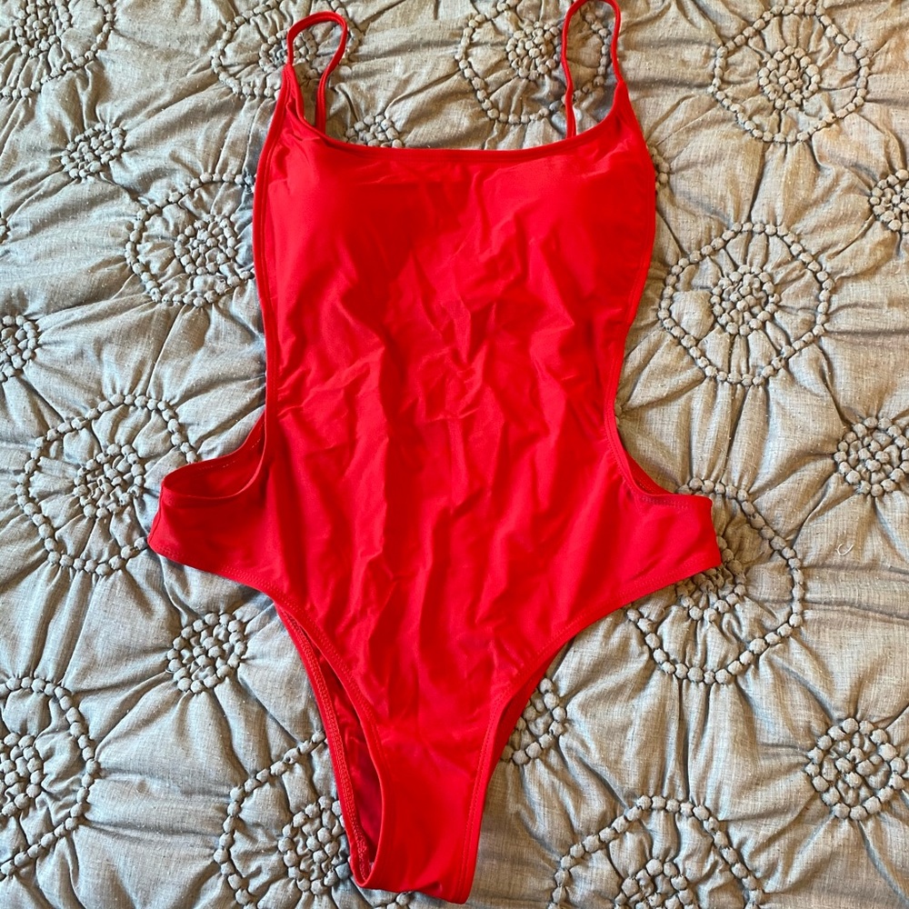 Sunny Co. Clothing Red Pamela Swimsuit